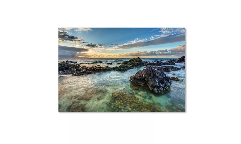 Pierre Leclerc 'Ho'okipa Sunset' Canvas Art - Primary Image