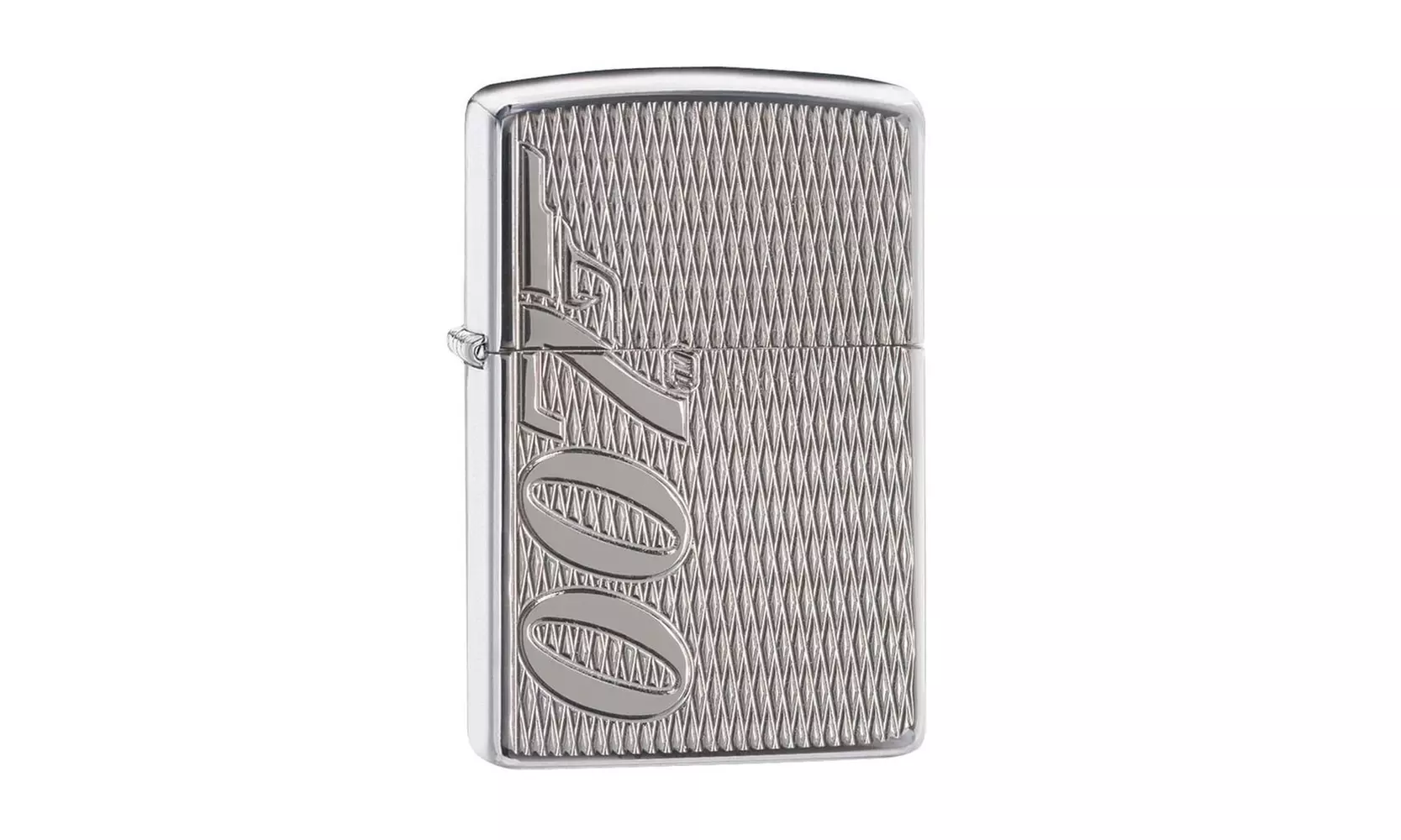 Zippo James Bond 007 Lighter, Armor High Polish Chrome Deep Carve #29550 - Primary Image