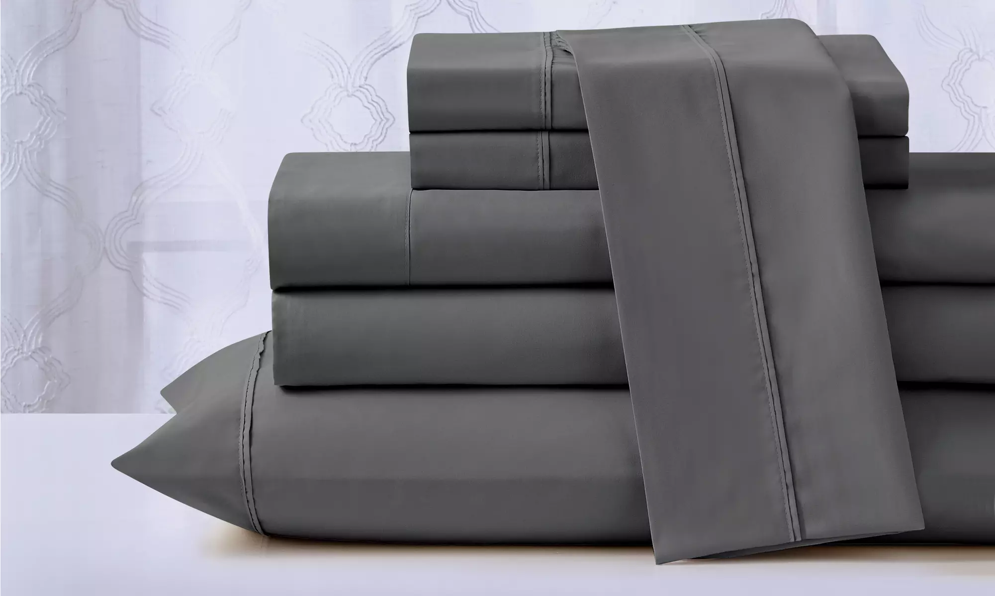  Kathy Ireland 6 Piece Cool Max Soft Sheet Set - 6 Colors