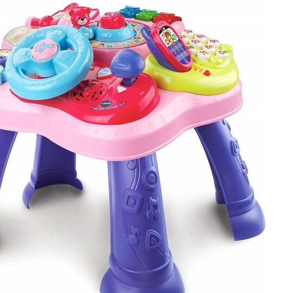 vtech magic star learning table pink