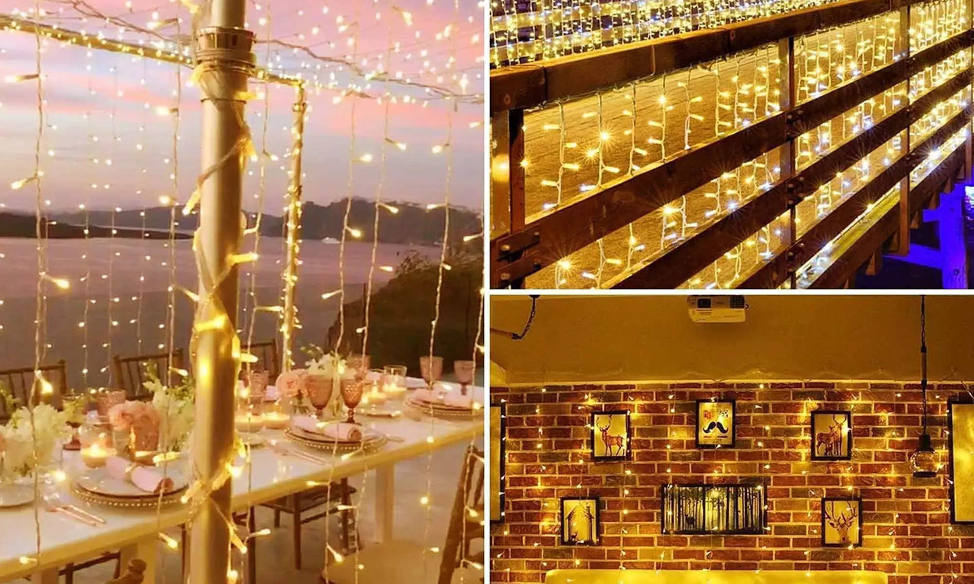 65.6Ft Fairy Lights Room Lights 200 Led USB Plug Halloween Decorations Lights