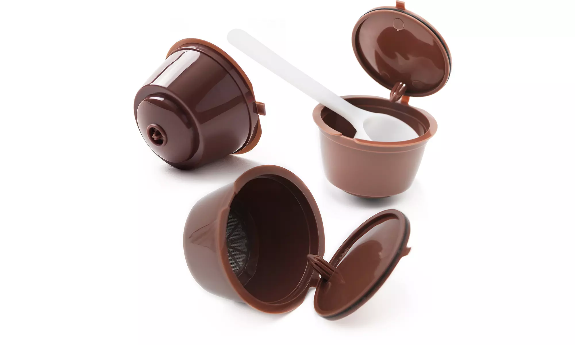 Zillor Refillable coffee capsules Coffee Pods for Nescafe Dolce Gusto Brewers - Primary Image