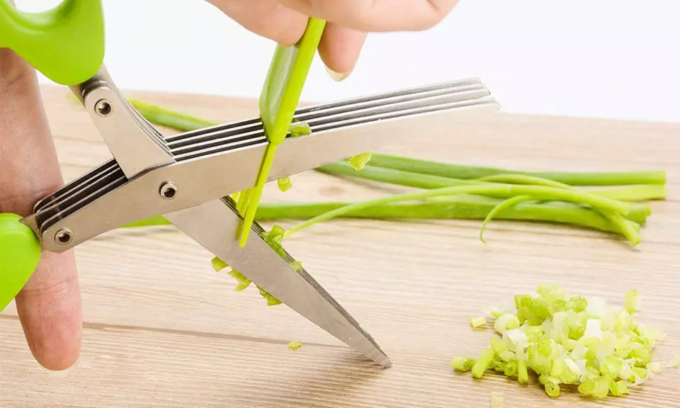 Multi-Layer Kitchen Scissors for Chopping Herbs - Primary Image