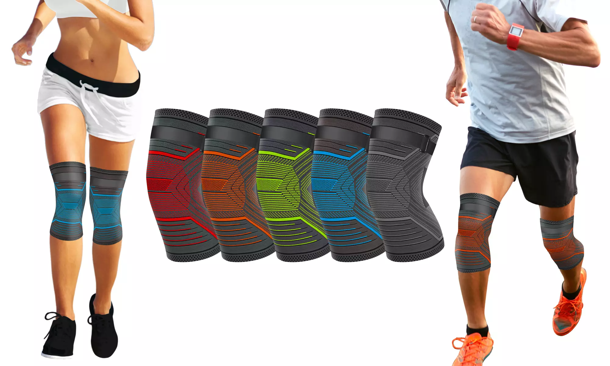 DCF Compression Knee Sleeve with Adjustable Strap (1-Pack) - Primary Image