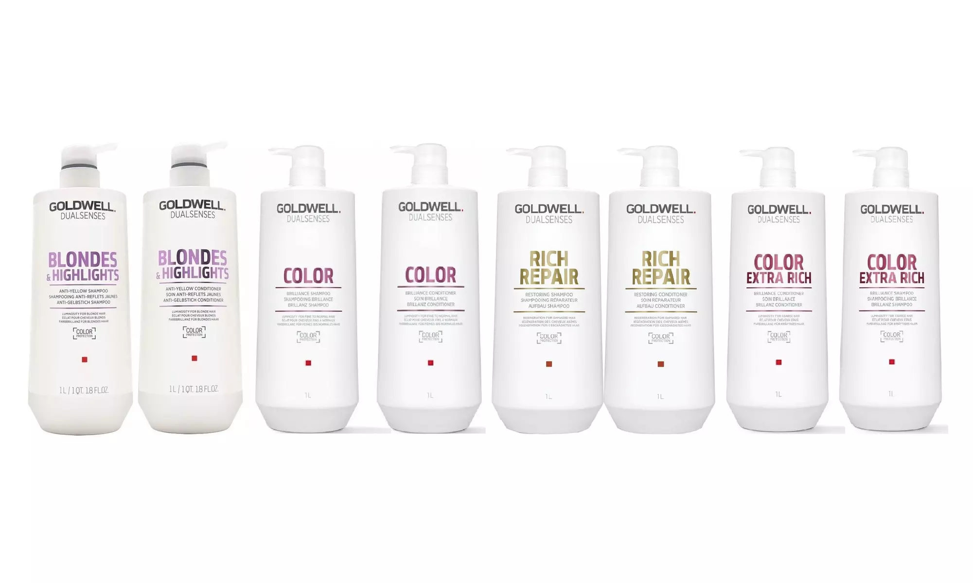 Goldwell Dualsenses Rich Repair, Color, or Blondes Shampoo & Conditioner - Primary Image
