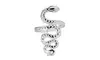 Reptile Egyptian Twisted Coil Scale Snake Serpent Ring Band 925 Silver