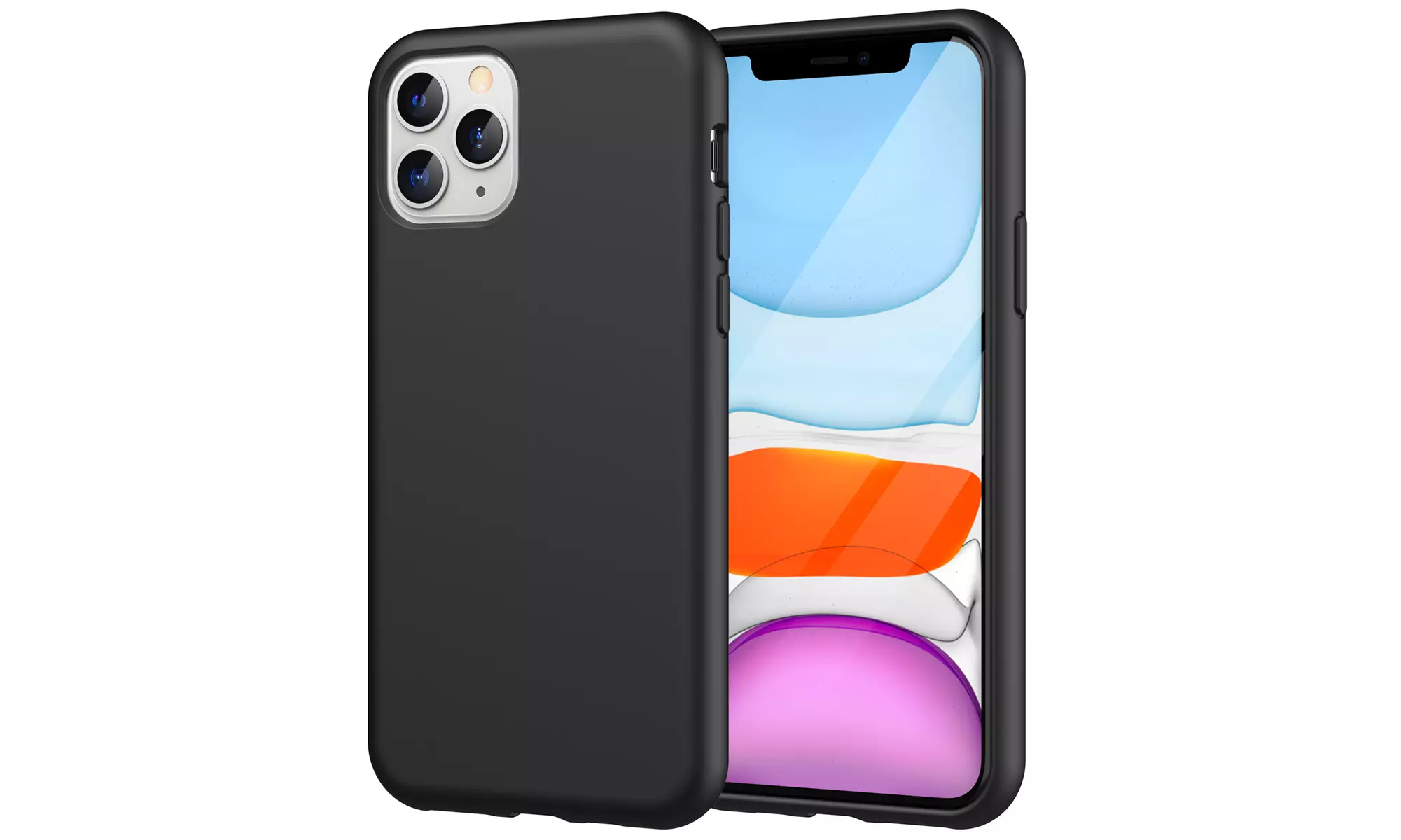 Silicone Case for iPhone 11 Pro, Silky-Soft Touch Case with Microfiber Lining - Primary Image