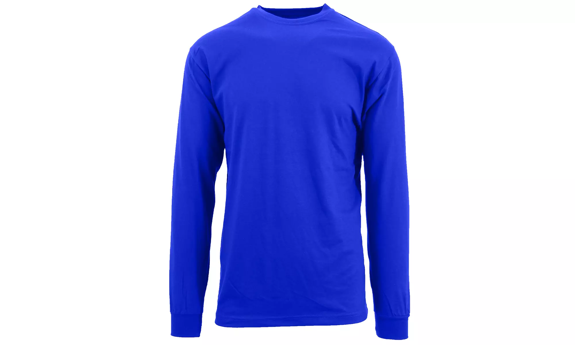 Men's Long Sleeve Crew Neck Lightweight Basic Shirt (Sizes S-L)