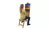 Martin Rolling Wooden Bench Style Easel