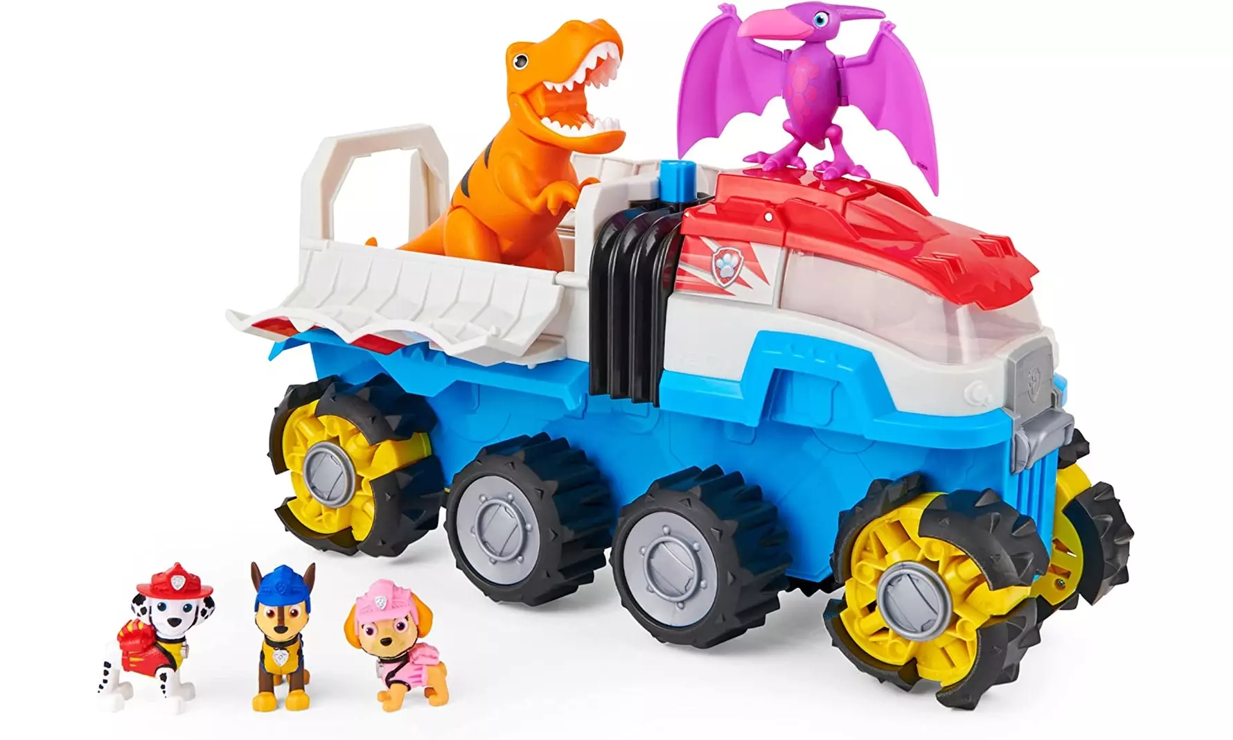 Paw Patrol Dino Patroller Motorized Vehicle w/3  Action Figures & 2 Dinosaur Toy - Primary Image