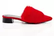 Henry Ferrera Women's Fuzzy Fur Mules - Image 3