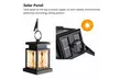 Outdoor Solar Lantern Hanging Light LED Waterproof Yard Patio Garden Lamp Decors - Second Medium