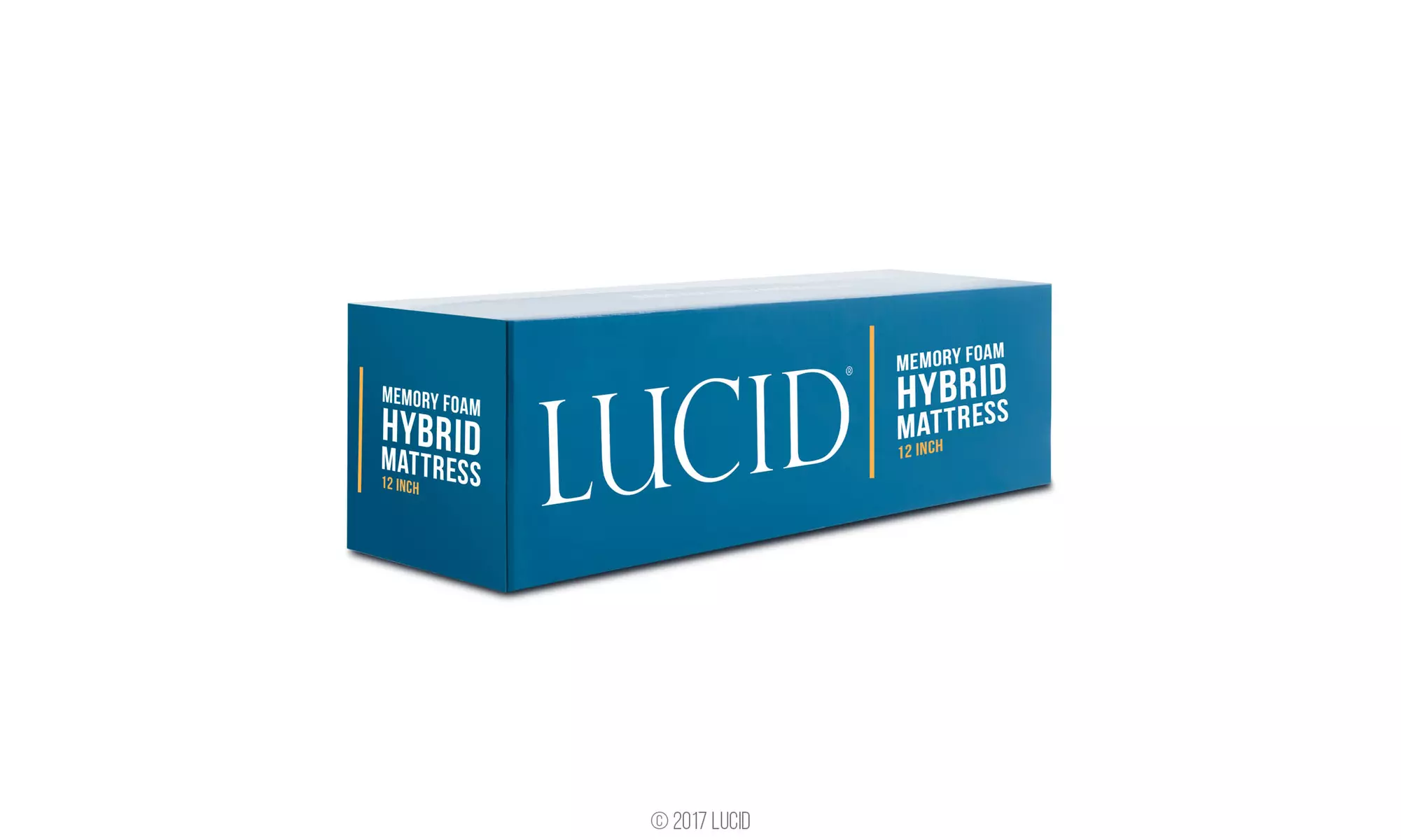 LUCID 12" Bamboo Charcoal and Aloe Vera Hybrid Mattress - Second Medium