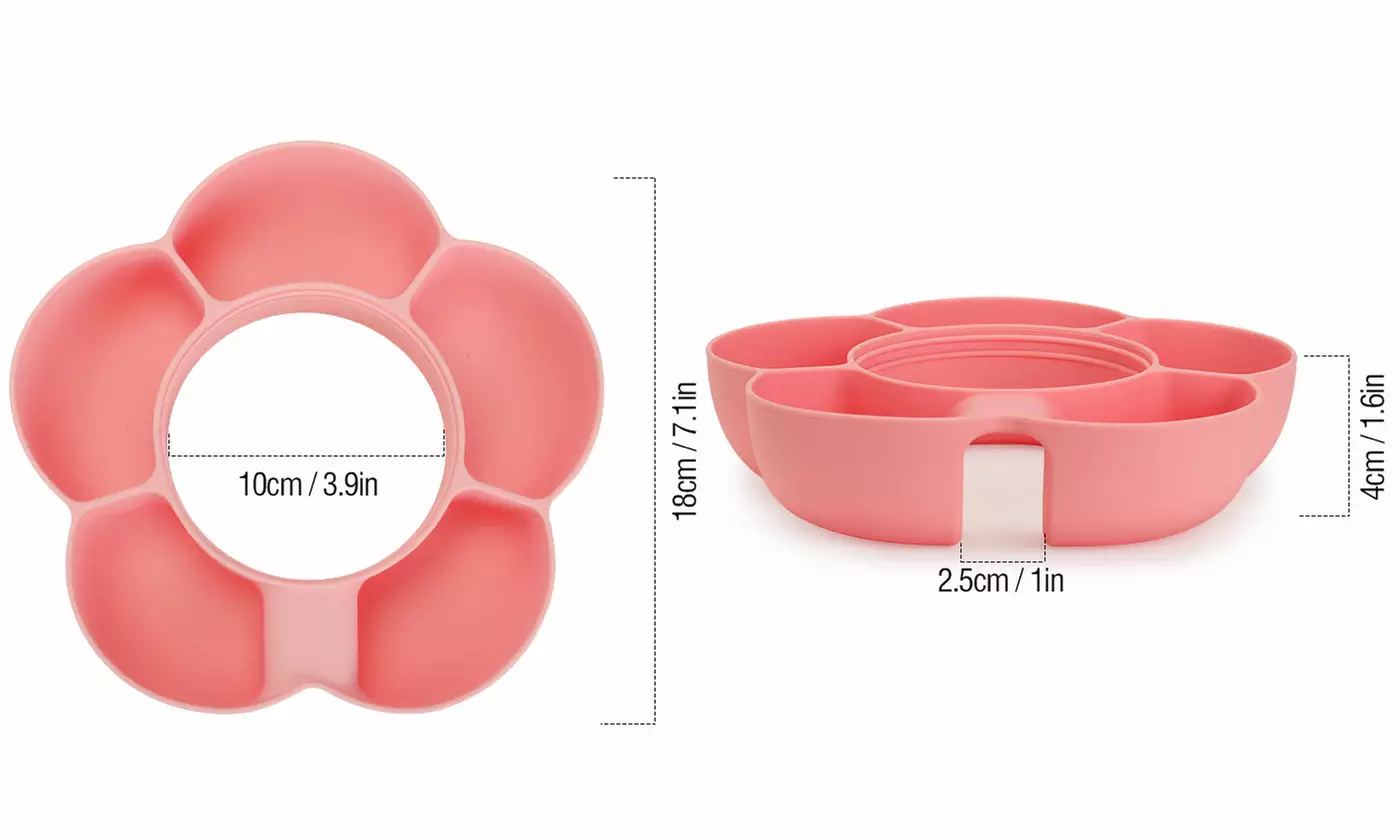 Silicone Reusable Stanley Cup Snack Tray for Stanley 40 Oz Tumbler