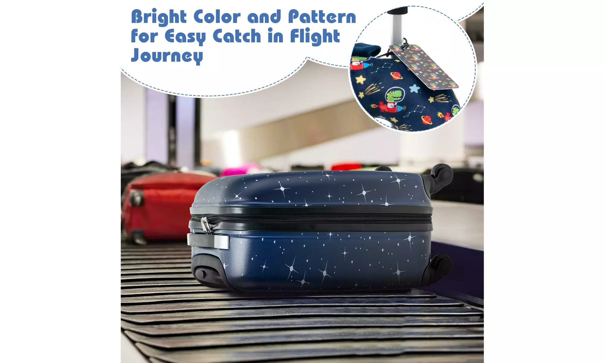 Costway Five-Piece Costway Kids Luggage Set 