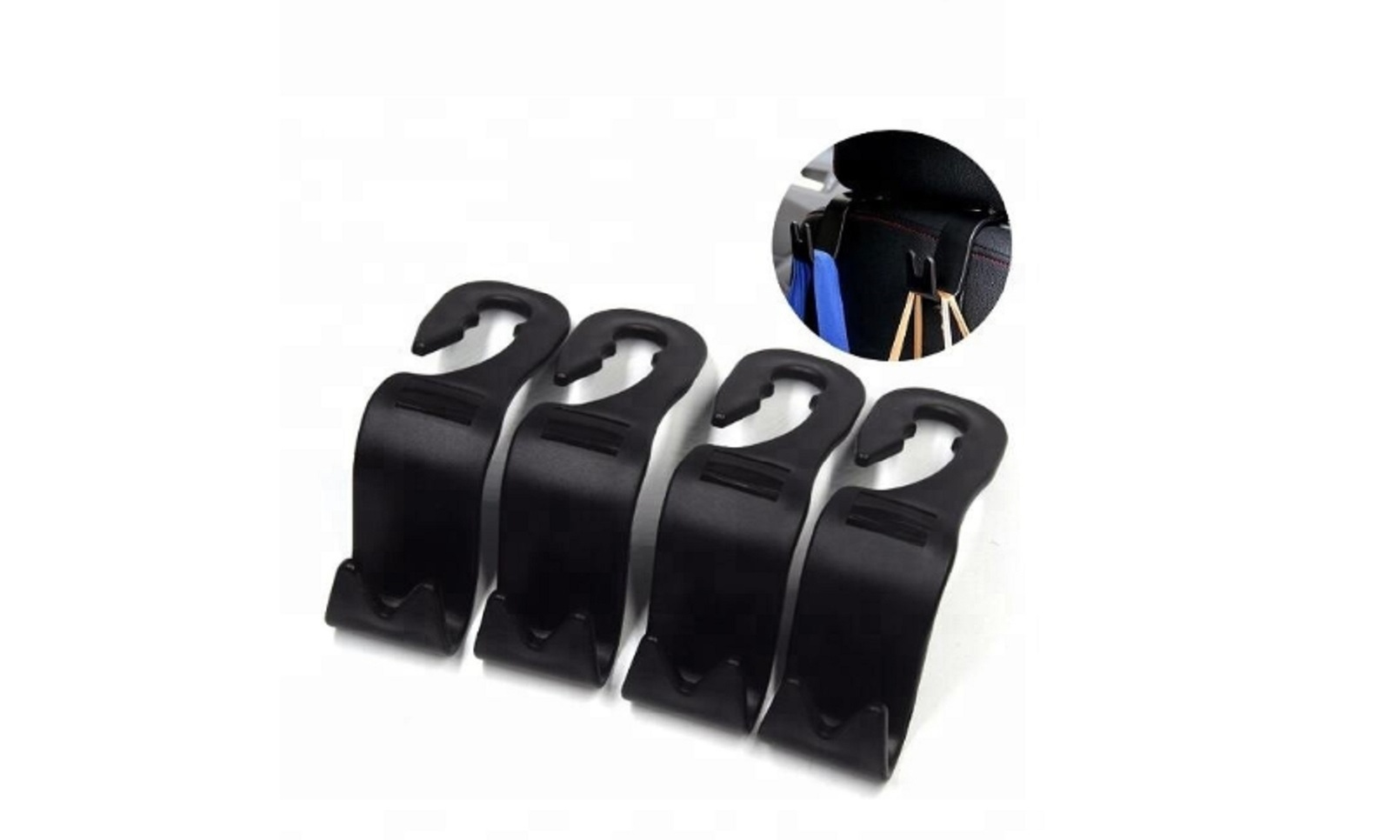 4 Packs Car Seat Front Back Headrest Hooks Truck Coat Purse Bag Hanger Holder US