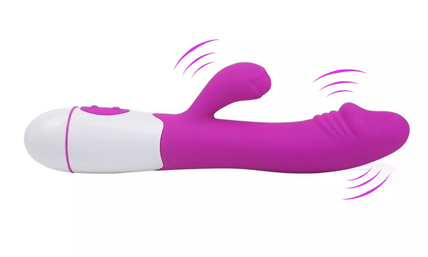  30 Speed G-spot  Dildo Rabbit Vibrator Dual Vibration Waterproof Sex toy - Primary Image