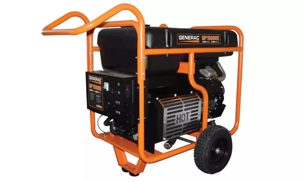 Generac 5734 -15000 Watt Electric Start Portable Generator, 49 State - Primary Image