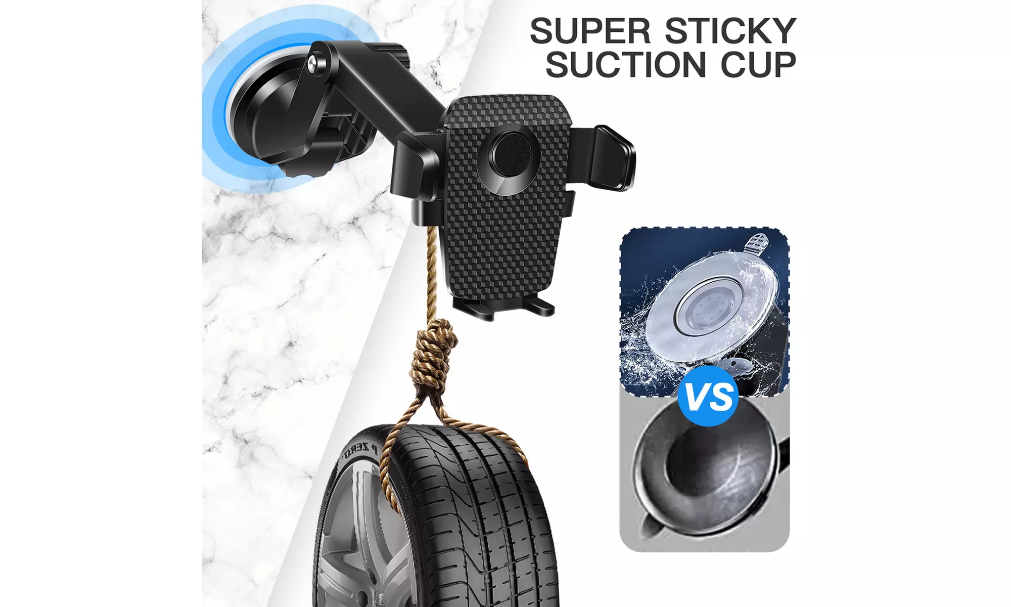 360 Degree Universal Gravity Car Windshield Mount Holder for Cell Phone GPS