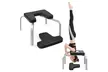 Yoga Headstand Bench Iron Legs w/ PVC Pads for Family Gym Relieve Fatigue - Second Medium