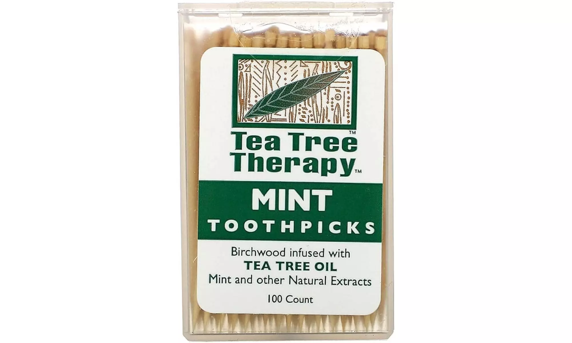 Tea Tree Therapy, Toothpicks Mint Tea Tree, 100 Count - Primary Image