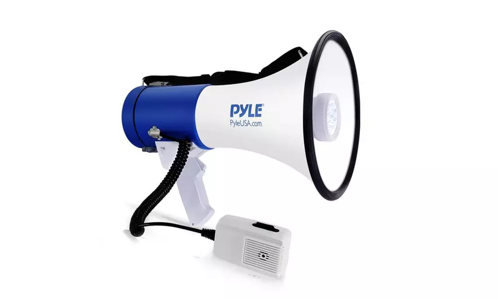 Pyle PMP51LT Megaphone with Built-in LED Lights - Primary Image