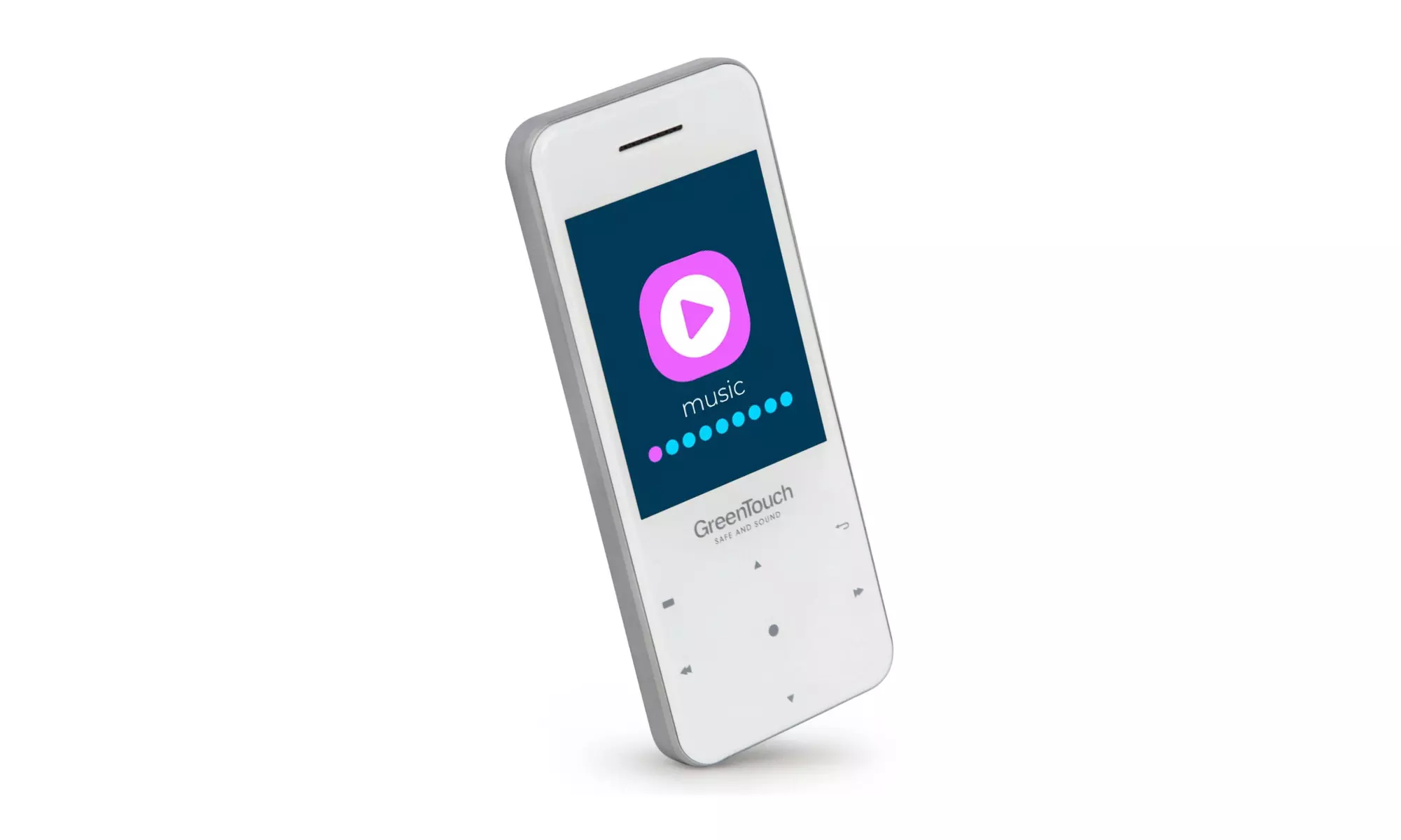 GreenTouch X5II 16GB Kosher Bluetooth MP3 Player (White) - Primary Image