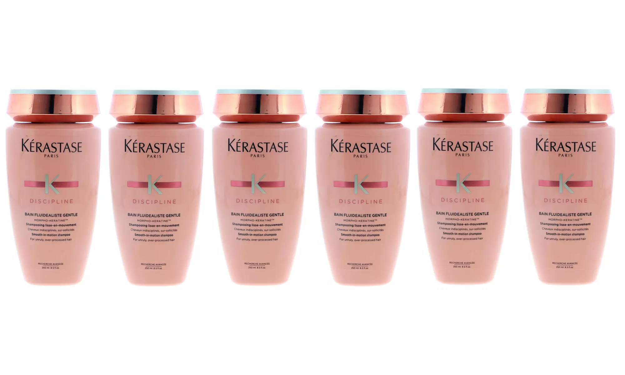 Up to Six-Pack Kerastase Discipline Bain Fluidealiste Sulfur Free Shampoo 250ml 