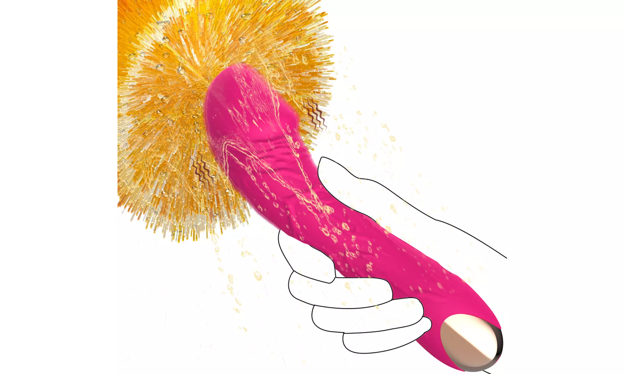 12 Speeds Powerful G Spot Vibrator Rechargeable Dildo Magic Wand Massager