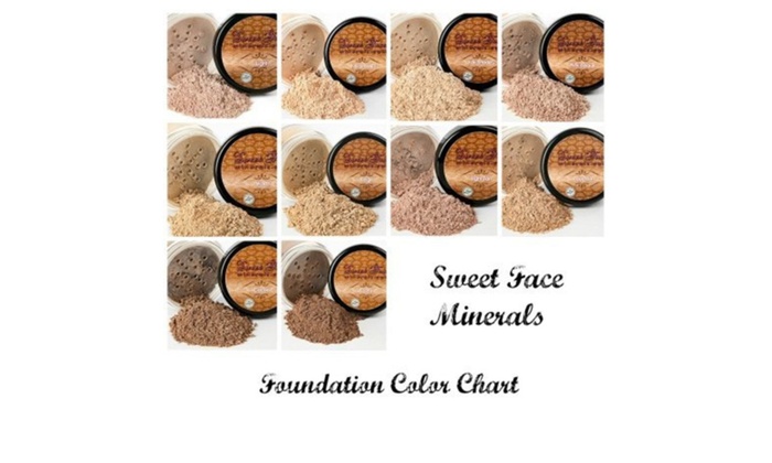 Bare Minerals Matte Foundation Color Chart