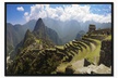 Machu Picchu Panorama - Landscape Photo Framed Canvas Art Print - Second Medium
