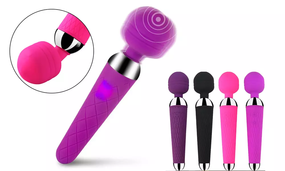 10 Modes Powerful Wand Massager Rechargeable Handheld Body Massager - Primary Image