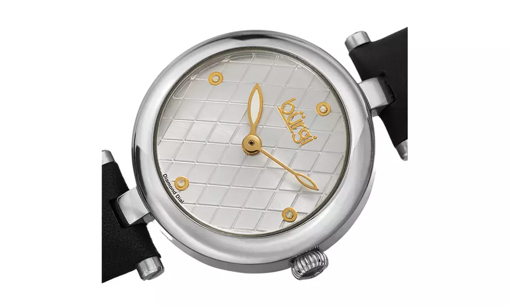 Woman's Burgi Genuine Diamond Watch Collection