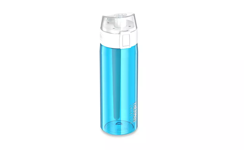 Thermos 24 Ounce Hydration Bottle with Connected Smart Lid, Teal - Primary Image