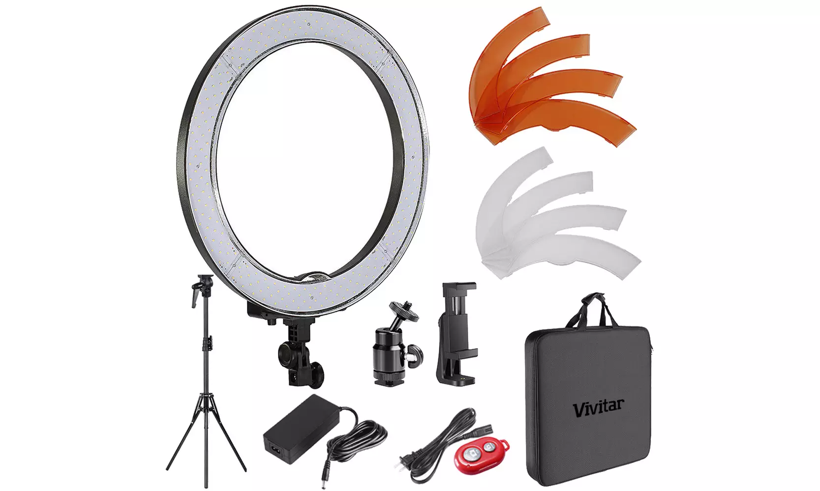 Vivitar 18 inch Outer Dimmable SMD LED Ring Light Lighting Kit 256 LEDs - Primary Image