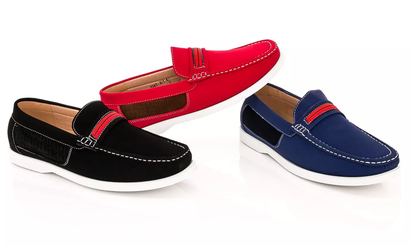 Franco Vanucci Men's Slip-on Boat Shoes - Primary Image