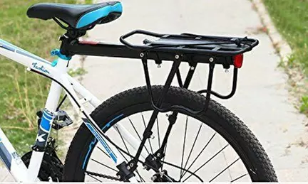 Bike Rear Rack Seat Luggage Carrier Bicycle Post Pannier Cycling Aluminum Alloy - Primary Image