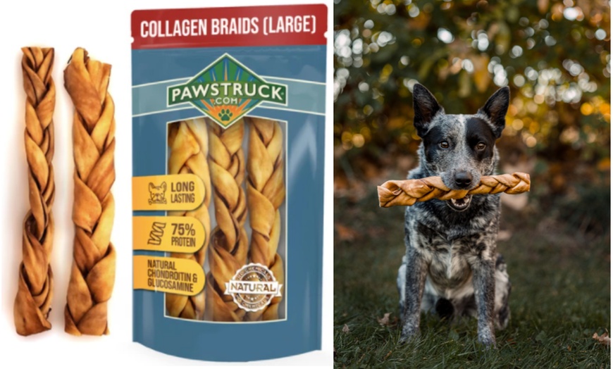 Up To 24 Off on Pawstruck Beef Collagen Stick Groupon Goods