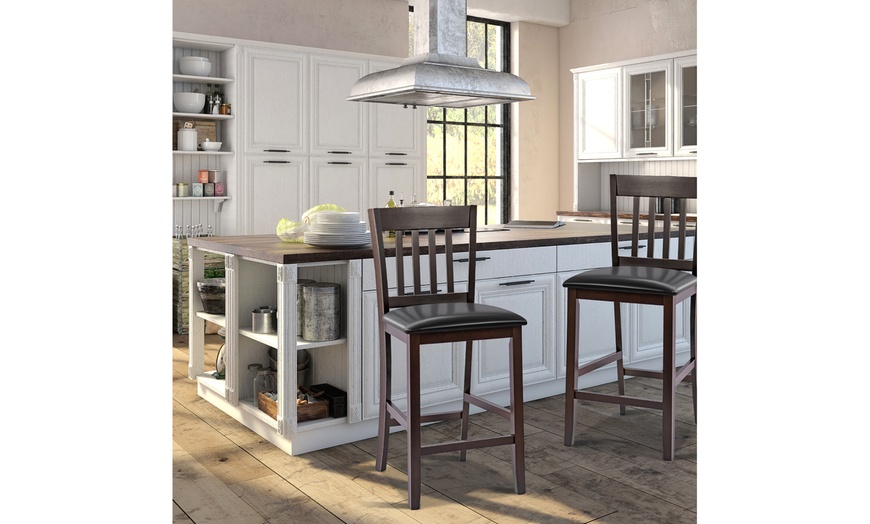 Up To 63% Off On Costway Set Of 4 Bar Stools C... | Groupon Goods