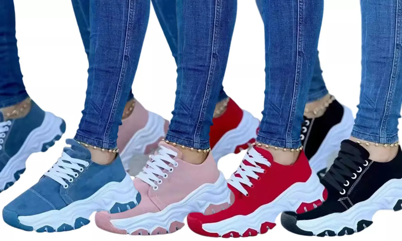 Women's Breathable Lightweight Sneaker Shoes (Sizes 5-10) - Primary Image