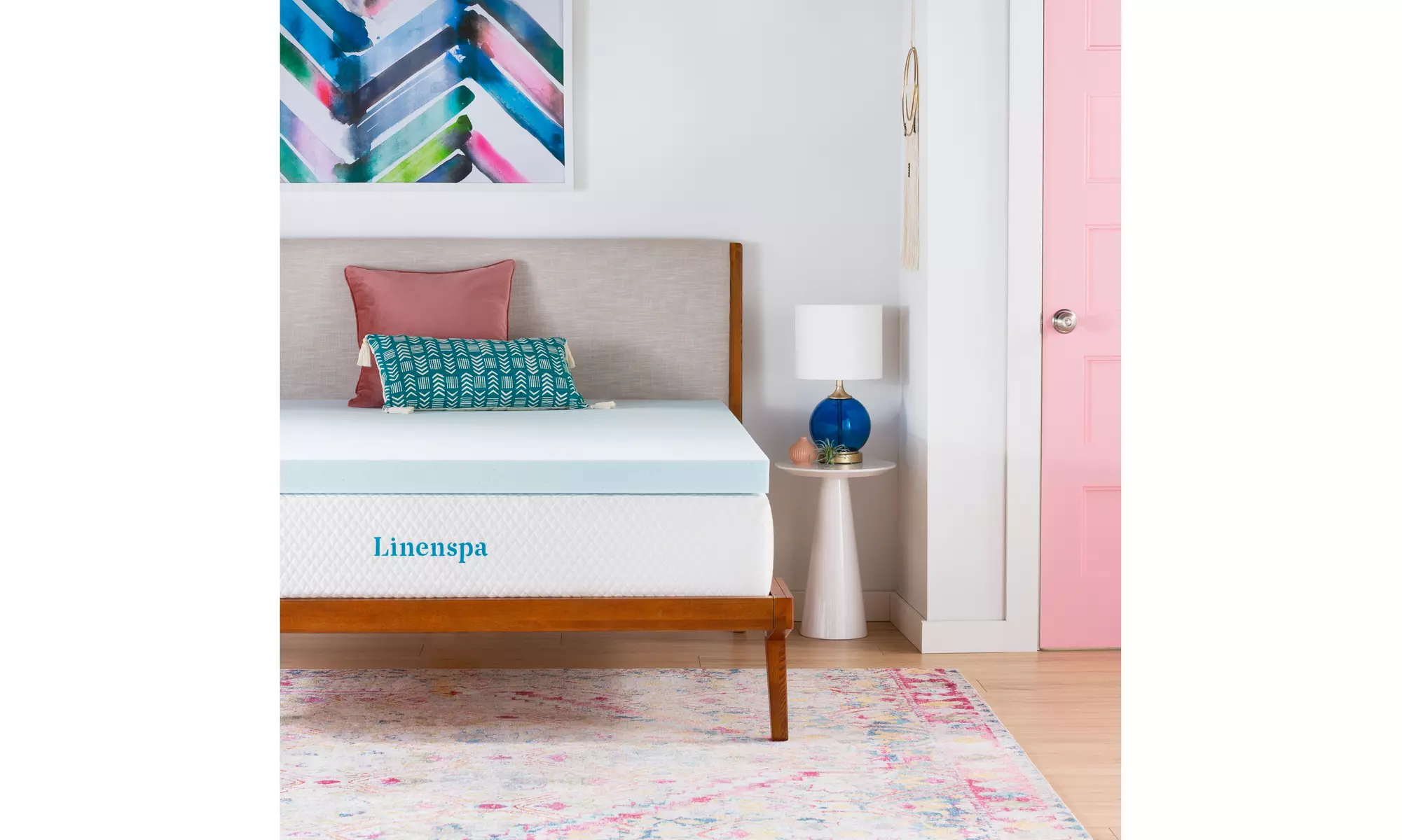 Linenspa Essentials 3" AlwaysCool Gel Memory Foam Mattress Topper - Primary Image