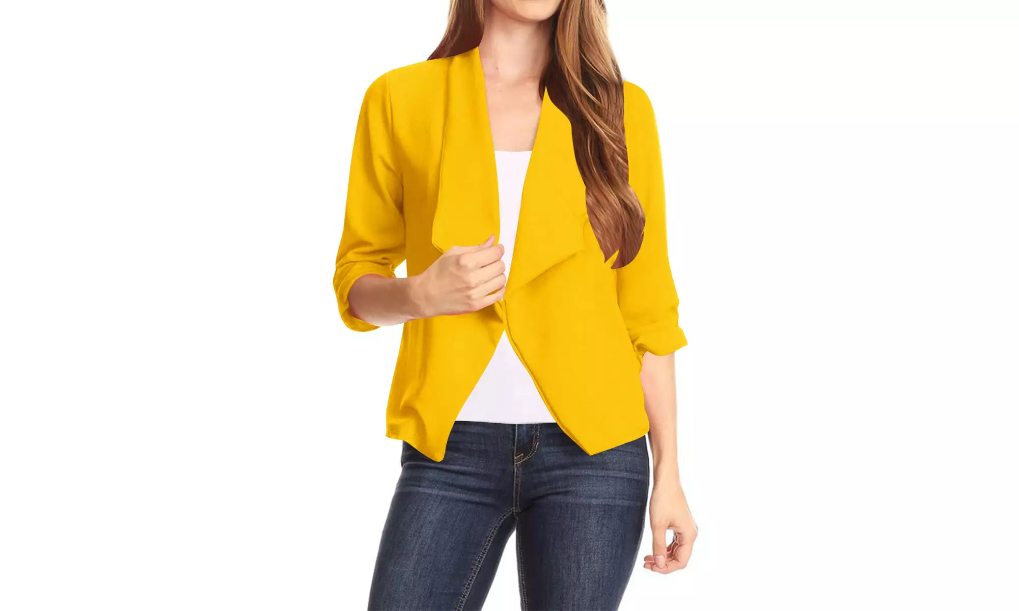 Women's Casual Office Wear Basic Solid Blazer Jacket