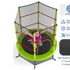 Image 24: Costway Youth Jumping Round Trampoline 55'' Exercise W/ Safety Pad Enclosure