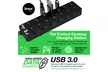 Knox Gear 7 Port 3.0 USB Hub with Individual Switches and LED Lights - Second Medium