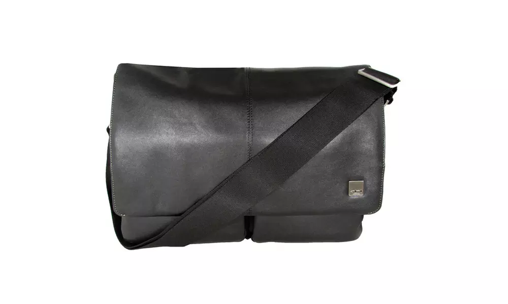 Knomo London 'Kobe' 15" Leather Laptop Messenger Bag - Primary Image