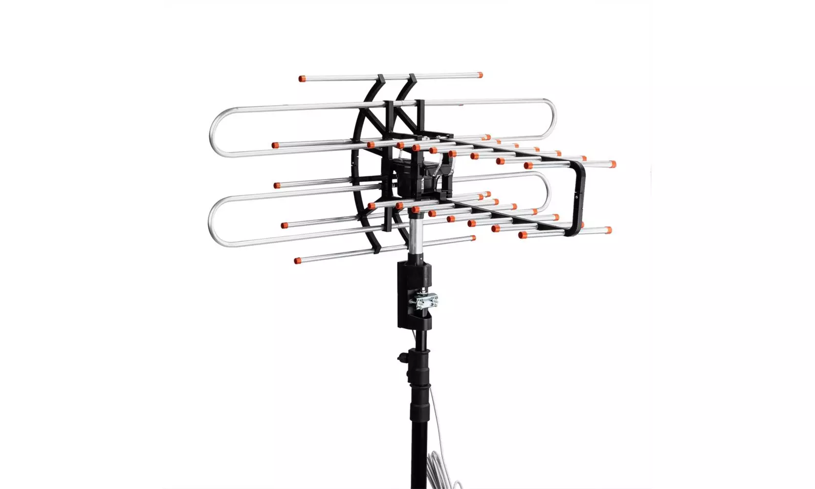 Universal Leadzm Outdoor Amplified HD TV Antenna 3W High Gain 22-38dB UHF VHF - Primary Image