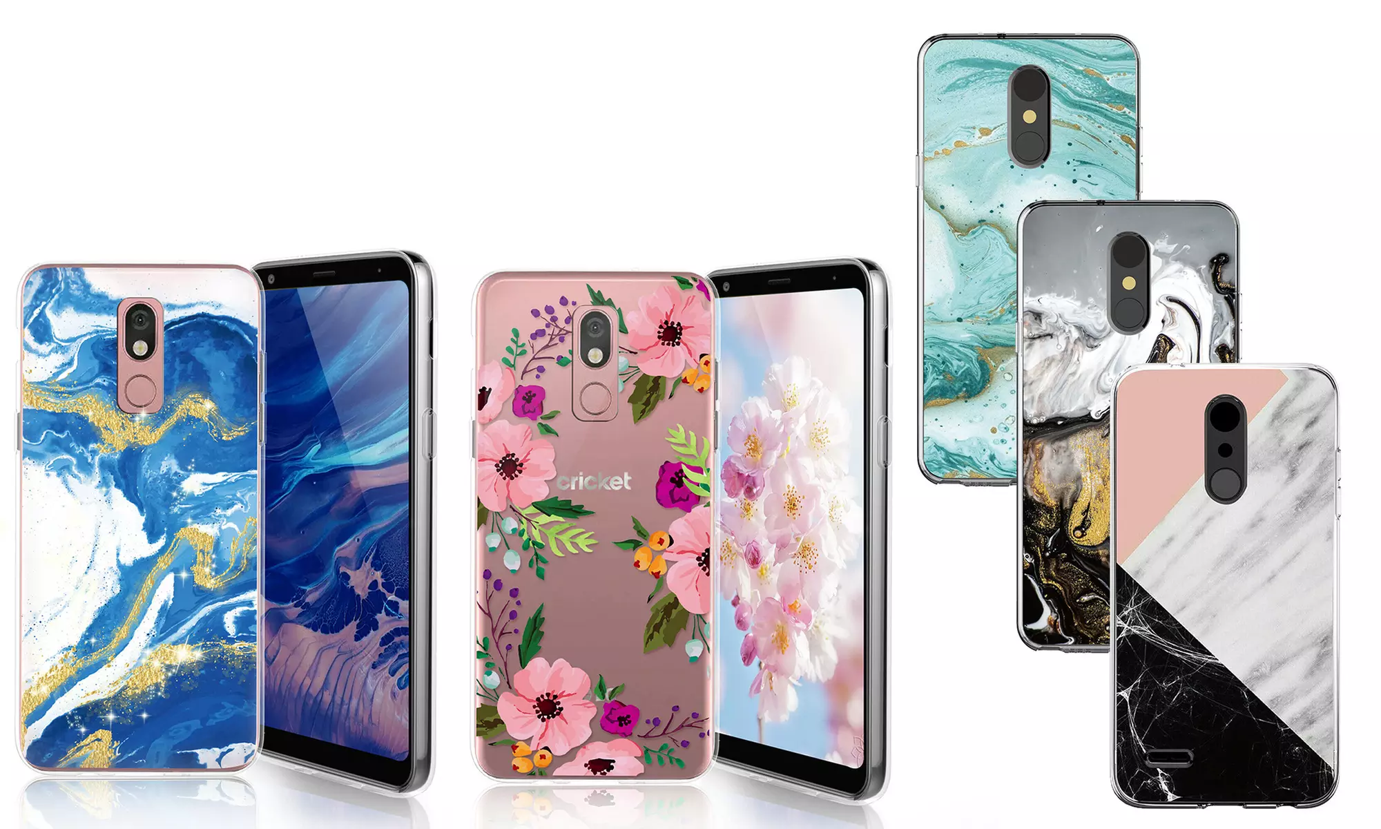Ultra Thin Clear TPU Bumper Design Case for LG STYLO 5 - Primary Image