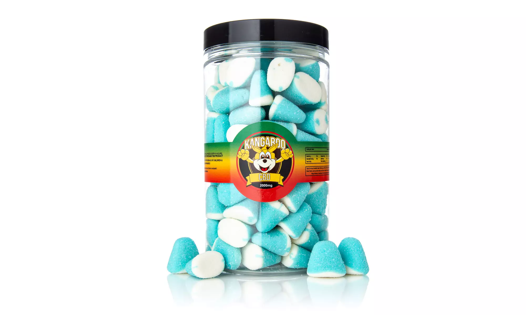 High Potency Organic CBD Infused Gummy Drops (250mg - 5000mg) from Kangaroo CBD
