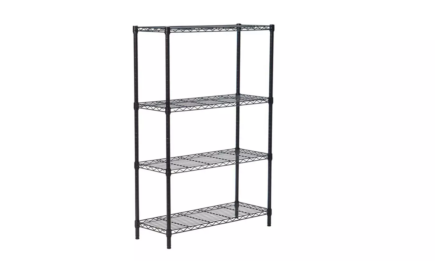 3/4/5-Tier Commercial Chrome Shelving Rack Adjustable Shelf Storage