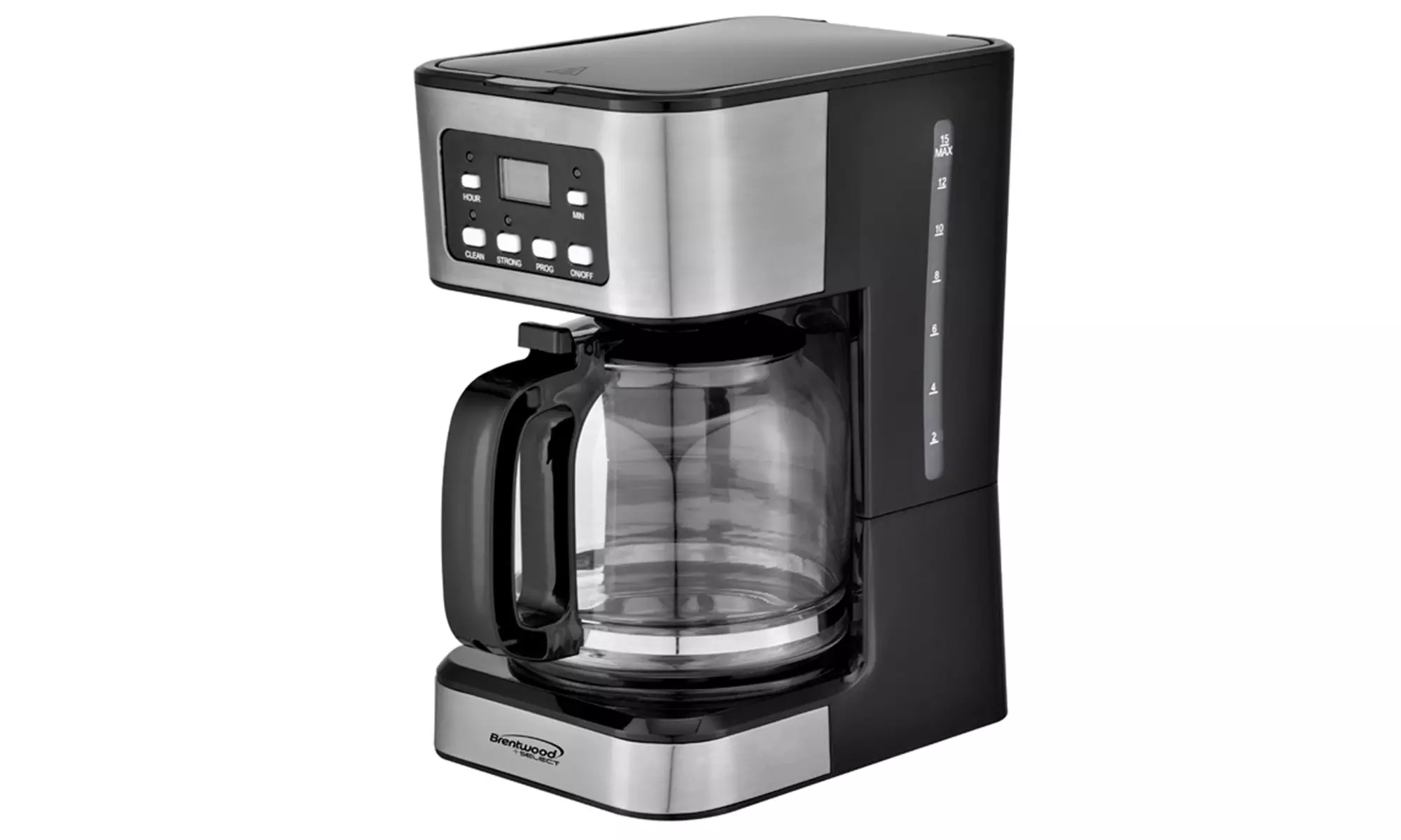 Brentwood Appliances BTWTS222BK 12-Cup Digital Coffee Maker, One Size, Black - Primary Image